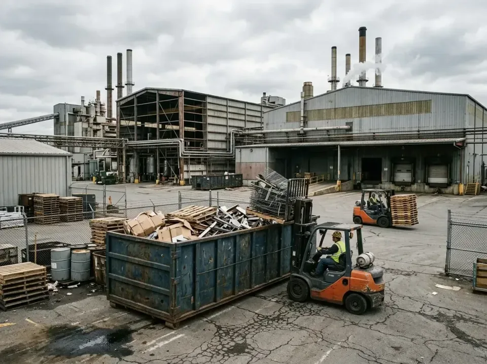 industrial-factory-scrap-conta-003 — frequently asked questions, Cheap Roll-off Dumpster Rentals in Bushnell, IL